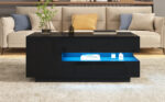 95*50*40cm Lift-Top Coffee Table, Living Room Table, Side Table, Coffee Table with 1 Drawer and 1 Storage Compartment - Image 5