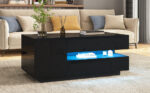 95*50*40cm Lift-Top Coffee Table, Living Room Table, Side Table, Coffee Table with 1 Drawer and 1 Storage Compartment - Image 7