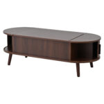 120 x 50 x 39.5 cm Lift-Top Coffee Table, Raisable to 53.5 cm, Coffee Table with Hidden Storage - Image 11