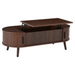 120 x 50 x 39.5 cm Lift-Top Coffee Table, Raisable to 53.5 cm, Coffee Table with Hidden Storage - Image 18