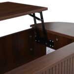 120 x 50 x 39.5 cm Lift-Top Coffee Table, Raisable to 53.5 cm, Coffee Table with Hidden Storage - Image 41