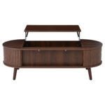 120 x 50 x 39.5 cm Lift-Top Coffee Table, Raisable to 53.5 cm, Coffee Table with Hidden Storage - Image 43