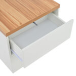 100*50*52cm Coffee Table with 4 Casters, Multi-Functional Living Room Table with 4 Drawers, Lift-Top Design - Image 42