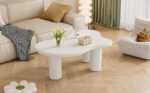 Irregular Cloud-Shaped Coffee Table, 107cm Length, 66cm Width, 40cm Height - Image 11