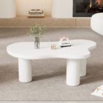Irregular Cloud-Shaped Coffee Table, 107cm Length, 66cm Width, 40cm Height - Image 20