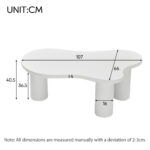 Irregular Cloud-Shaped Coffee Table, 107cm Length, 66cm Width, 40cm Height - Image 61