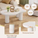 Irregular Cloud-Shaped Coffee Table, 107cm Length, 66cm Width, 40cm Height - Image 62