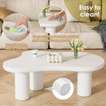 Irregular Cloud-Shaped Coffee Table, 107cm Length, 66cm Width, 40cm Height - Image 65