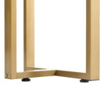 Modern Console Table with Drawers, Gold-Colored Frame, Adjustable Foot Pads and Elegant Design - Image 33