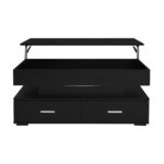 100*50*44cm Hydraulic Height-Adjustable Coffee Table, with LED Lighting, Bluetooth APP Control, Blue Accents - Image 16