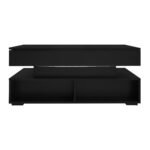 100*50*44cm Hydraulic Height-Adjustable Coffee Table, with LED Lighting, Bluetooth APP Control, Blue Accents - Image 22