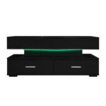 100*50*44cm Hydraulic Height-Adjustable Coffee Table, with LED Lighting, Bluetooth APP Control, Blue Accents - Image 30