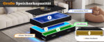 100*50*44cm Hydraulic Height-Adjustable Coffee Table, with LED Lighting, Bluetooth APP Control, Blue Accents - Image 71