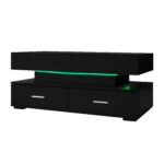 100*50*44cm Hydraulic Height-Adjustable Coffee Table, with LED Lighting, Bluetooth APP Control, Blue Accents - Image 81