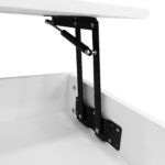 100*50*44cm Hydraulic Height-Adjustable Coffee Table, with LED Lighting, Bluetooth APP Control, White Accents - Image 43
