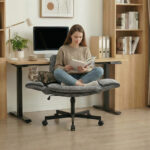 Home office chair, swivel chair, office chair with casters, height adjustable swivel desk chair with - Image 10
