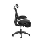 Foldable Ergonomic Office Chair, Space-Saving Folding Chair with Lumbar Support, Full Mesh Sliding Cushion - Image 13