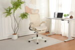 Foldable Ergonomic Office Chair, Space-Saving Folding Chair with Lumbar Support, Full Mesh Sliding Cushion - Image 12