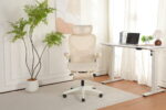 Foldable Ergonomic Office Chair, Space-Saving Folding Chair with Lumbar Support, Full Mesh Sliding Cushion - Image 14