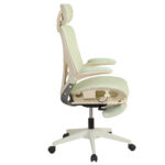 Foldable Ergonomic Office Chair, Space-Saving Folding Chair with Lumbar Support, Full Mesh Sliding Cushion - Image 10
