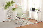 Foldable Ergonomic Office Chair, Space-Saving Folding Chair with Lumbar Support, Full Mesh Sliding Cushion - Image 14