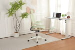 Foldable Ergonomic Office Chair, Space-Saving Folding Chair with Lumbar Support, Full Mesh Sliding Cushion - Image 16