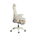 Foldable Ergonomic Office Chair, Space-Saving Folding Chair with Lumbar Support, Full Mesh Sliding Cushion - Image 10