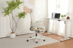 Foldable Ergonomic Office Chair, Space-Saving Folding Chair with Lumbar Support, Full Mesh Sliding Cushion - Image 13