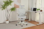 Foldable Ergonomic Office Chair, Space-Saving Folding Chair with Lumbar Support, Full Mesh Sliding Cushion - Image 15
