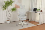 Foldable Ergonomic Office Chair, Space-Saving Folding Chair with Lumbar Support, Full Mesh Sliding Cushion - Image 16