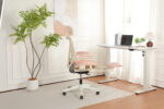 Foldable Ergonomic Office Chair, Space-Saving Folding Chair with Lumbar Support, Full Mesh Sliding Cushion - Image 12