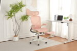 Foldable Ergonomic Office Chair, Space-Saving Folding Chair with Lumbar Support, Full Mesh Sliding Cushion - Image 13