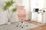 Foldable Ergonomic Office Chair, Space-Saving Folding Chair with Lumbar Support, Full Mesh Sliding Cushion - Image 14