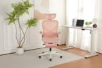 Foldable Ergonomic Office Chair, Space-Saving Folding Chair with Lumbar Support, Full Mesh Sliding Cushion - Image 16