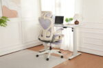 Foldable Ergonomic Office Chair, Space-Saving Folding Chair with Lumbar Support, Full Mesh Sliding Cushion - Image 11