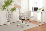 Foldable Ergonomic Office Chair, Space-Saving Folding Chair with Lumbar Support, Full Mesh Sliding Cushion - Image 16