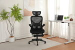 Foldable Ergonomic Office Chair, Compact Folding Chair with Lumbar Support, Foam Seat Cushion, Foldable - Image 15