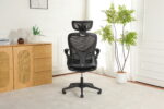 Foldable Ergonomic Office Chair, Compact Folding Chair with Lumbar Support, Foam Seat Cushion, Foldable - Image 17
