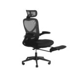 Foldable Ergonomic Office Chair, Compact Folding Chair with Lumbar Support, Foam Seat Cushion, Foldable - Image 25