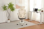 Foldable Ergonomic Office Chair, Compact Folding Chair with Lumbar Support, Foam Seat Cushion, Foldable - Image 12