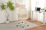 Foldable Ergonomic Office Chair, Compact Folding Chair with Lumbar Support, Foam Seat Cushion, Foldable - Image 14