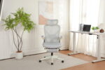 Foldable Ergonomic Office Chair, Compact Folding Chair with Lumbar Support, Foam Seat Cushion, Foldable - Image 10