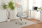 Foldable Ergonomic Office Chair, Compact Folding Chair with Lumbar Support, Foam Seat Cushion, Foldable - Image 14