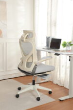 Foldable Ergonomic Office Chair, Compact Folding Chair with Lumbar Support, Foam Seat Cushion, Foldable - Image 18