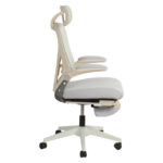 Foldable Ergonomic Office Chair, Compact Folding Chair with Lumbar Support, Foam Seat Cushion, Foldable - Image 9