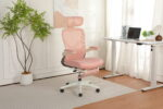 Foldable Ergonomic Office Chair, Compact Folding Chair with Lumbar Support, Foam Seat Cushion, Foldable - Image 10