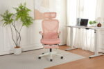 Foldable Ergonomic Office Chair, Compact Folding Chair with Lumbar Support, Foam Seat Cushion, Foldable - Image 14