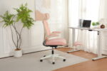 Foldable Ergonomic Office Chair, Compact Folding Chair with Lumbar Support, Foam Seat Cushion, Foldable - Image 16