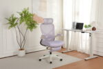 Foldable Ergonomic Office Chair, Compact Folding Chair with Lumbar Support, Foam Seat Cushion, Foldable - Image 10