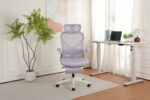 Foldable Ergonomic Office Chair, Compact Folding Chair with Lumbar Support, Foam Seat Cushion, Foldable - Image 15